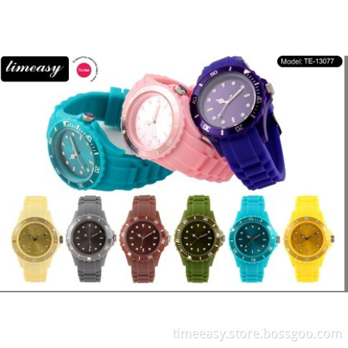 Fashion Plastic Brand Watch, High Quality Wrist Watch